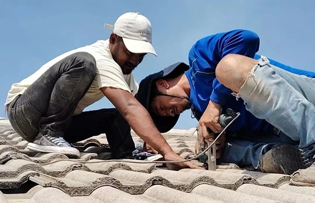 Die thailändischen Mitarbeiter von RENOPi arbeiten an dem Projekt